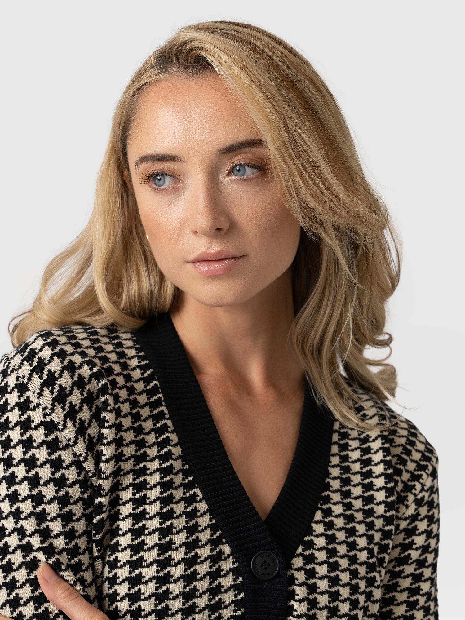 Warren Cardigan - Houndstooth